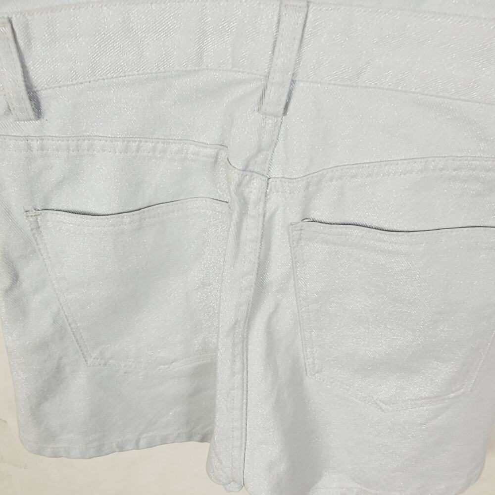 New Zara shimmer blue denim romper size XS futuristic glam retro - Picture 5 of 9